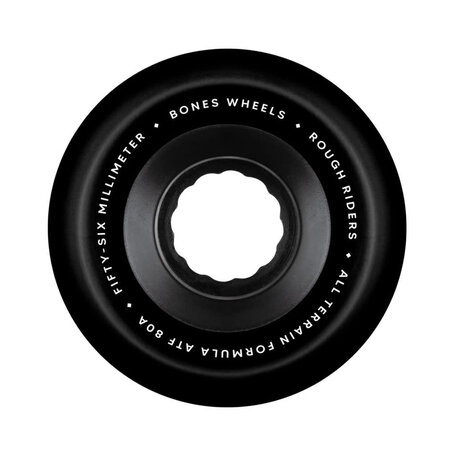 Bones Rough Riders Skulls ATF 80A Wheels Black