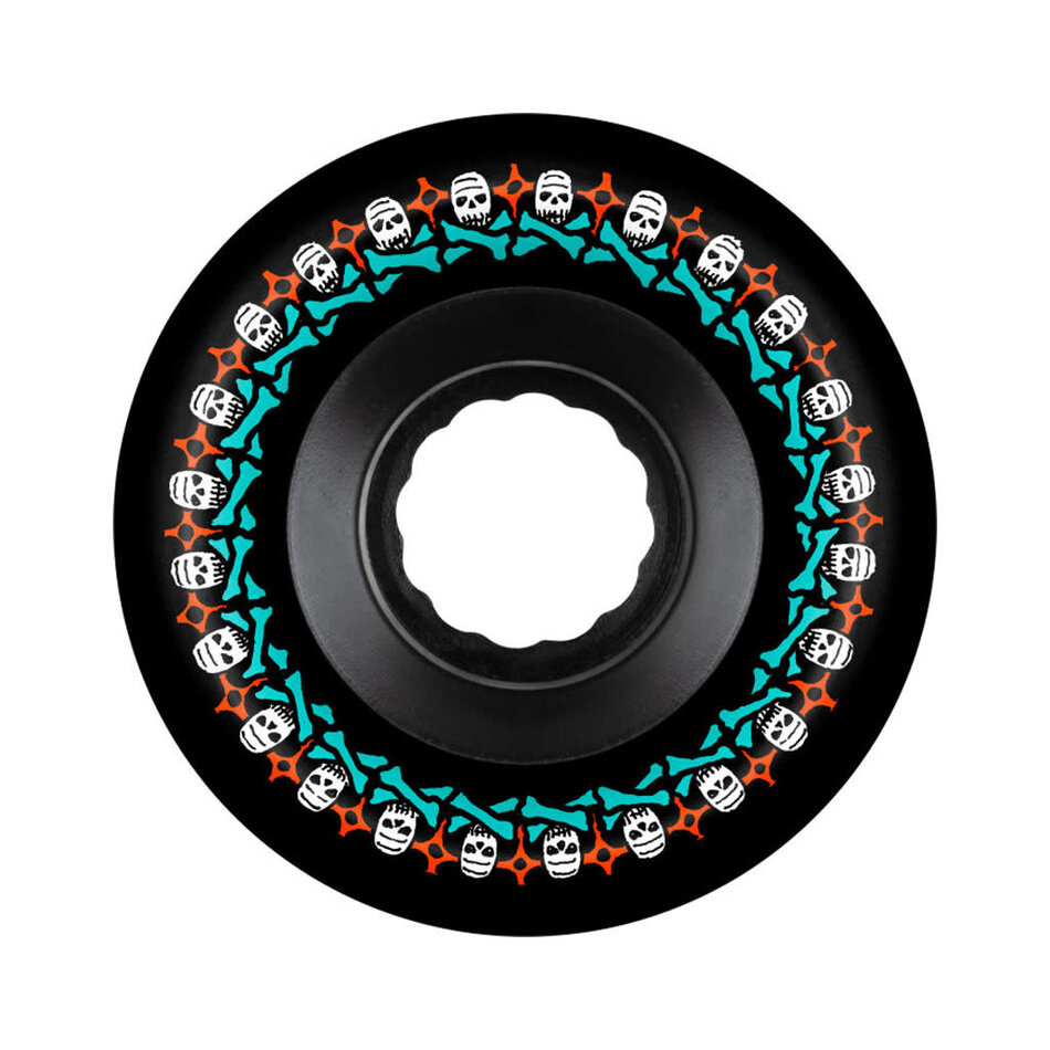 Bones Rough Riders Skulls ATF 80A Wheels Black