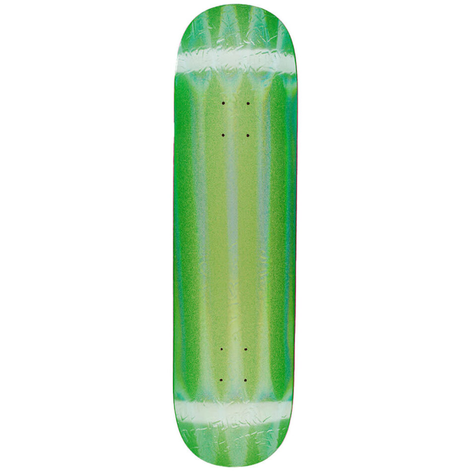 Fucking Awesome Stamp Embossed Shape 1 Deck Neon Green