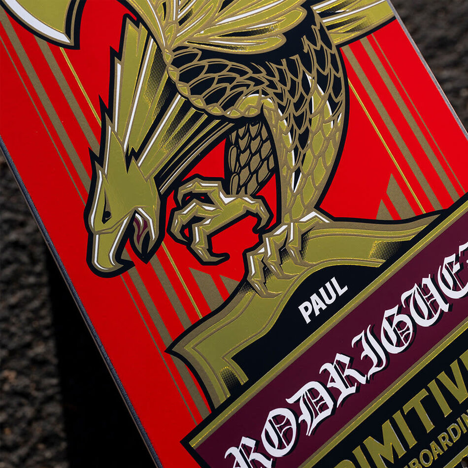 Primitive Paul Rodriquez Eagle Star Deck Red/Gold Foil