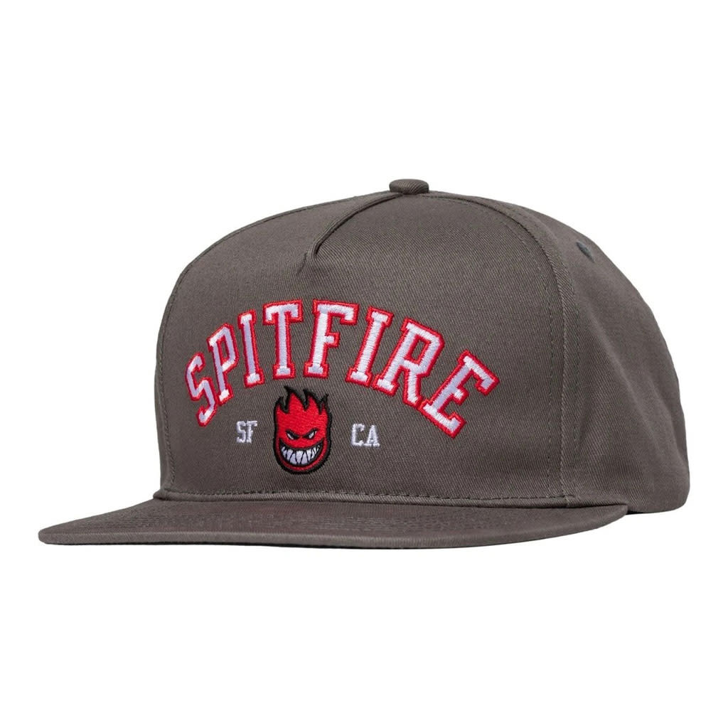 Spitfire Spitfire Team Bighead Snapback Hat Charcoal/Red - Escapist
