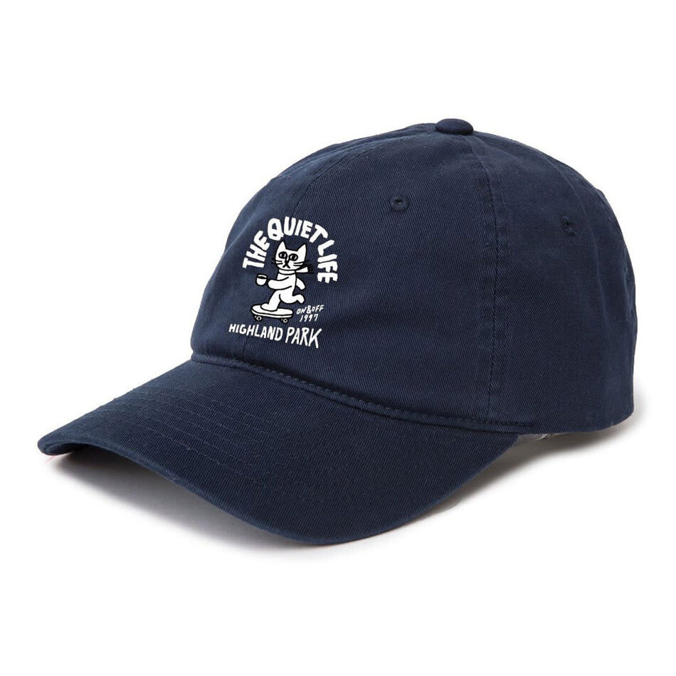The Quiet Life Skating Cat Dad Hat Navy