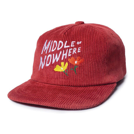 The Quiet Life Lonely Palm Middle of Nowhere Cord Hat Rust