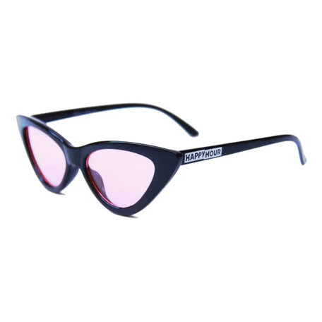 Happy Hour Space Needle Sunglasses Black/Pink