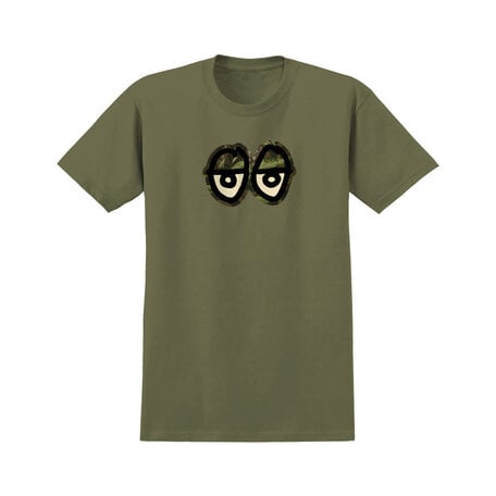 Krooked Camo Eyes T-Shirt Military Green