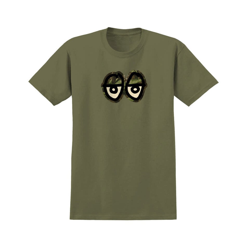 Krooked Camo Eyes T-Shirt Military Green