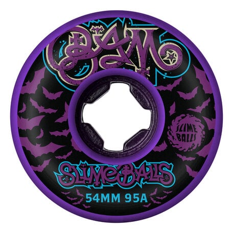 Santa Cruz Bam Margera Slime Balls Hardline Wheels 95A Purple