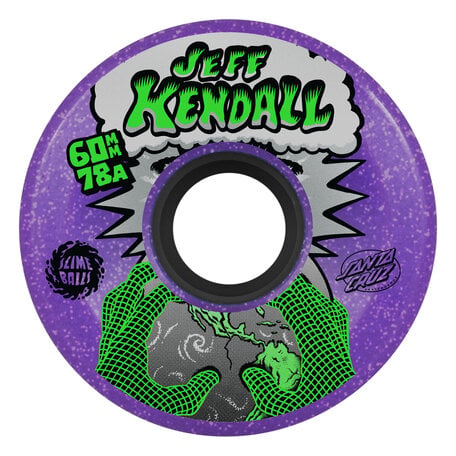 Santa Cruz Jeff Kendall Reissue Slime Balls OG Wheels 78A Purple