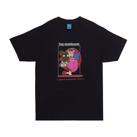 Frog I Don't Believe You T-Shirt Black