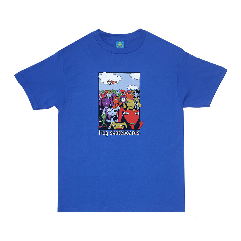 Frog Party Monster T-Shirt Royal Blue