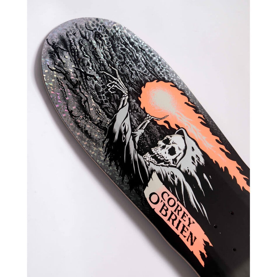Santa Cruz Corey O'Brien Reaper Deck Silver Neon