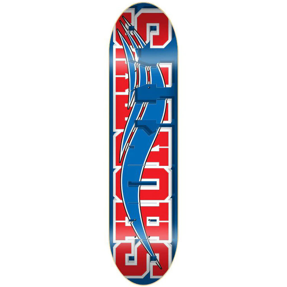 Shorty's Skate Block Deck LG Blue/Red