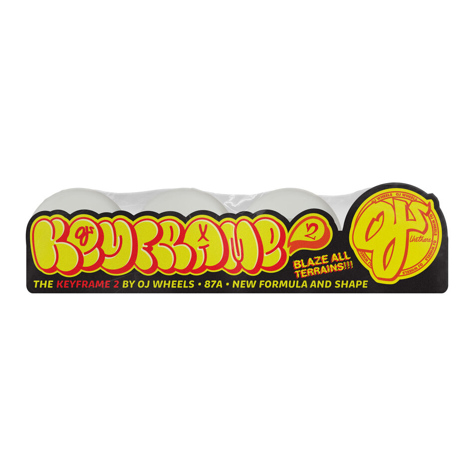 OJ Keyframe 2 87A Wheels White