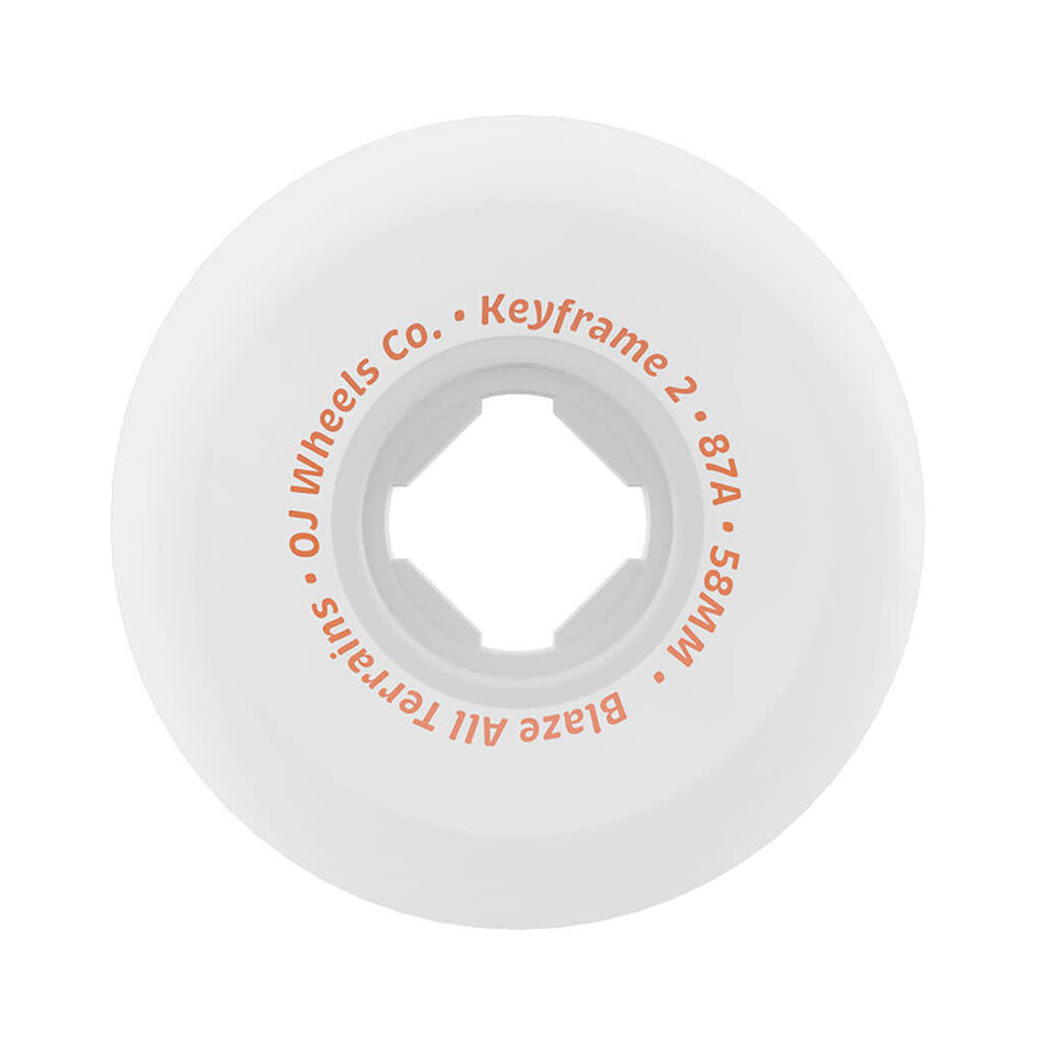 OJ Keyframe 2 87A Wheels White