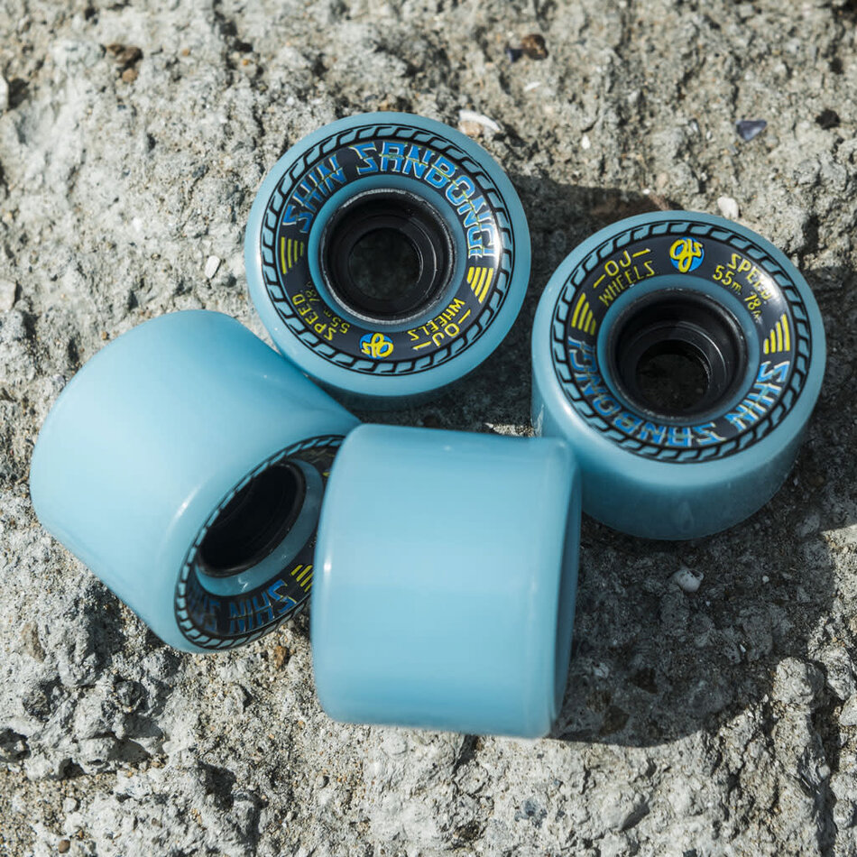 OJ Shin Sanbongi  Super Juice Mini 78A Wheels Blue
