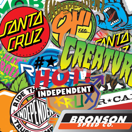 Santa Cruz Indy NHS Assorted Stickers 15-Pack