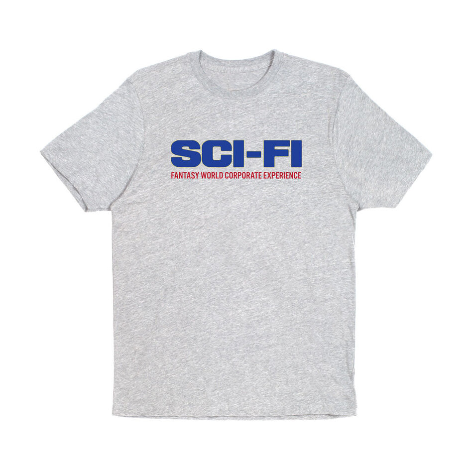 Sci-Fi Fantasy Fantasy World T-Shirt Heather Grey