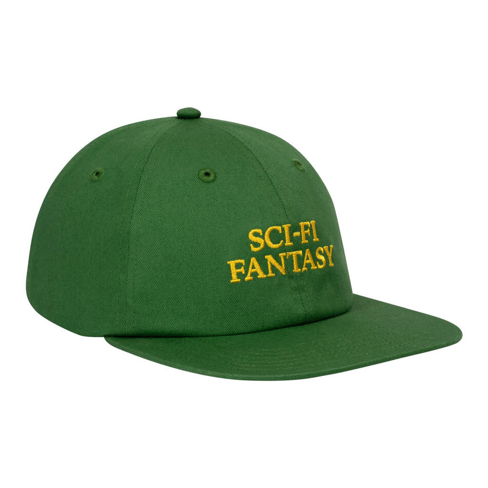 Sci-Fi Fantasy Herringbone Logo Snapback Hat Green