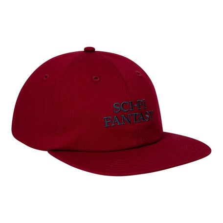 Sci-Fi Fantasy Herringbone Logo Snapback Hat Red