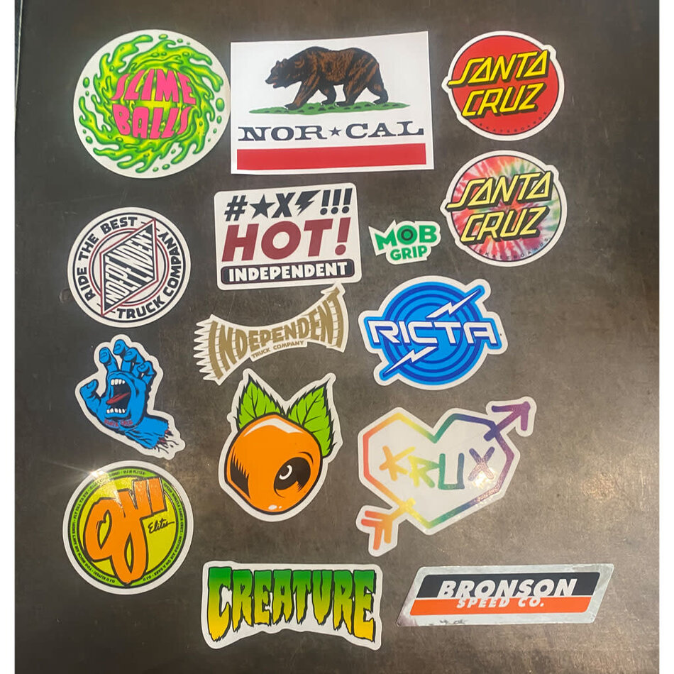 Santa Cruz Indy NHS Assorted Stickers 15-Pack