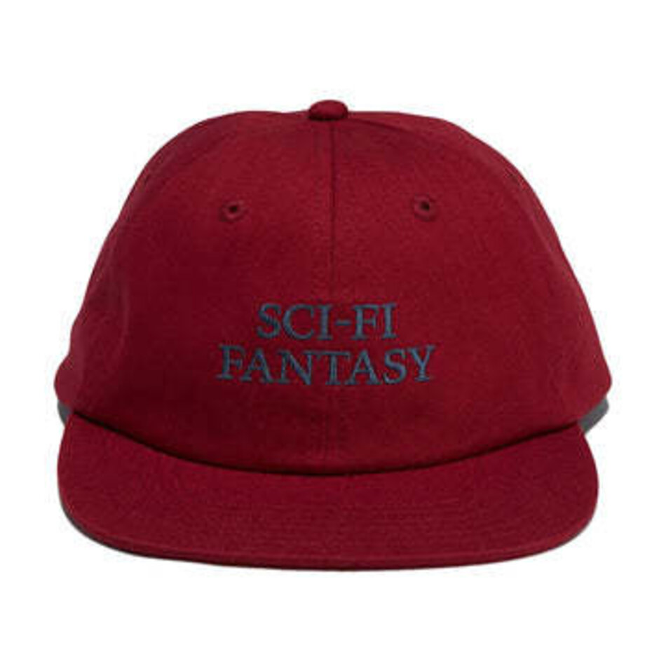 Sci-Fi Fantasy Herringbone Logo Snapback Hat Red