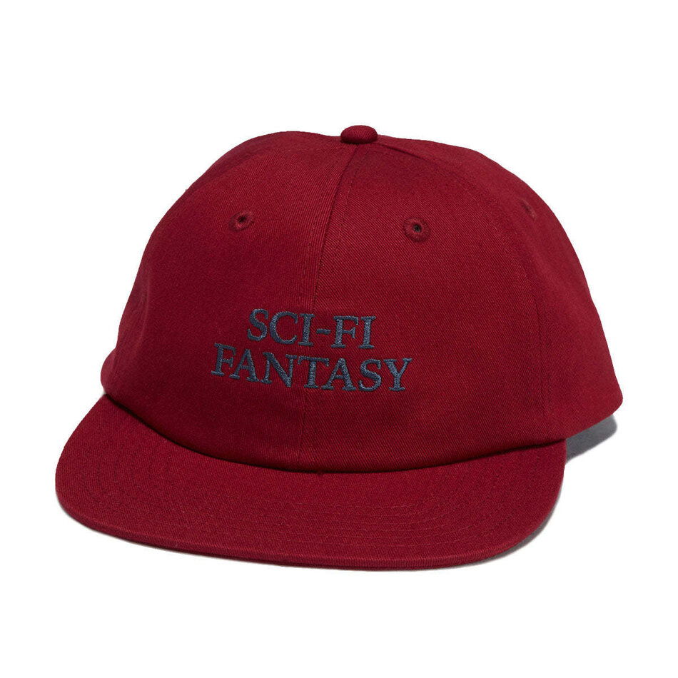 Sci-Fi Fantasy Herringbone Logo Snapback Hat Red