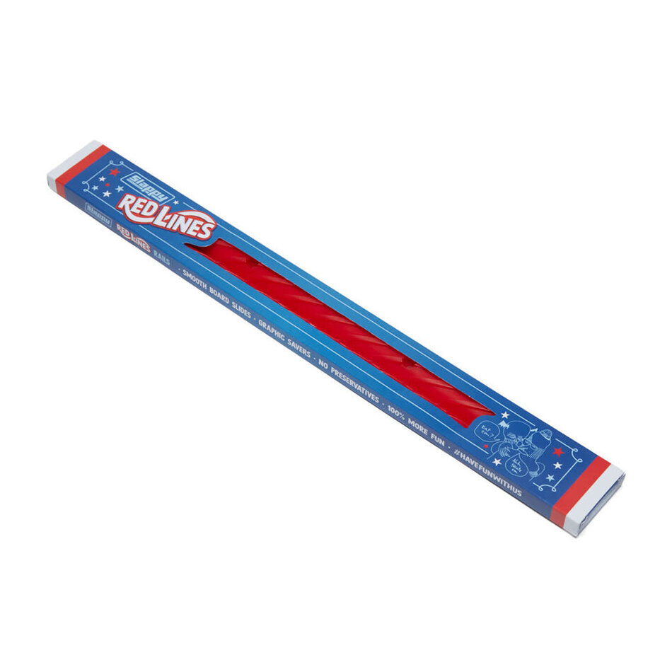 Slappy Red Lines Rails Red
