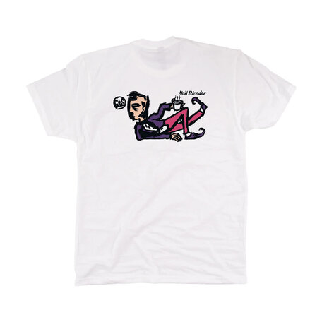 G&S Neil Blender Coffee Break T-Shirt White