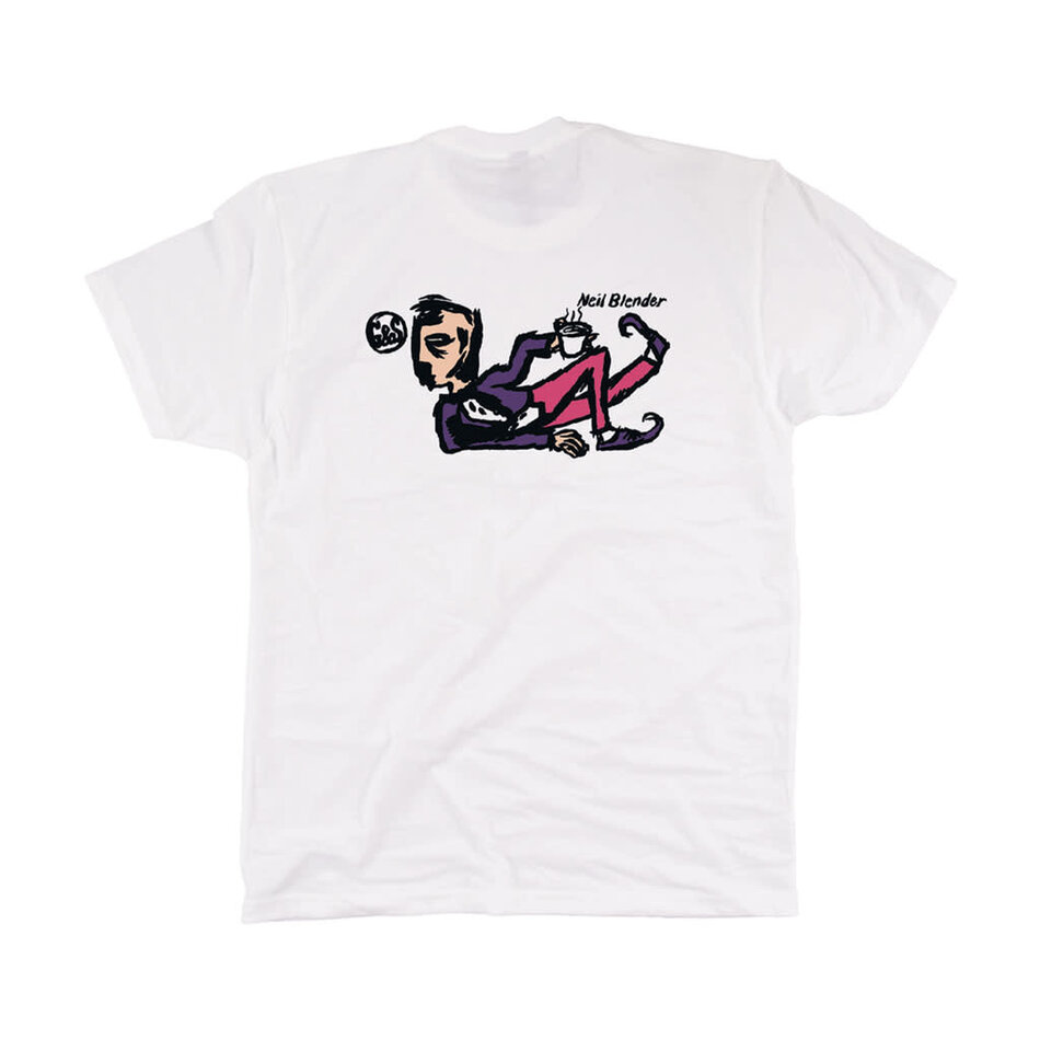 G&S Neil Blender Coffee Break T-Shirt White