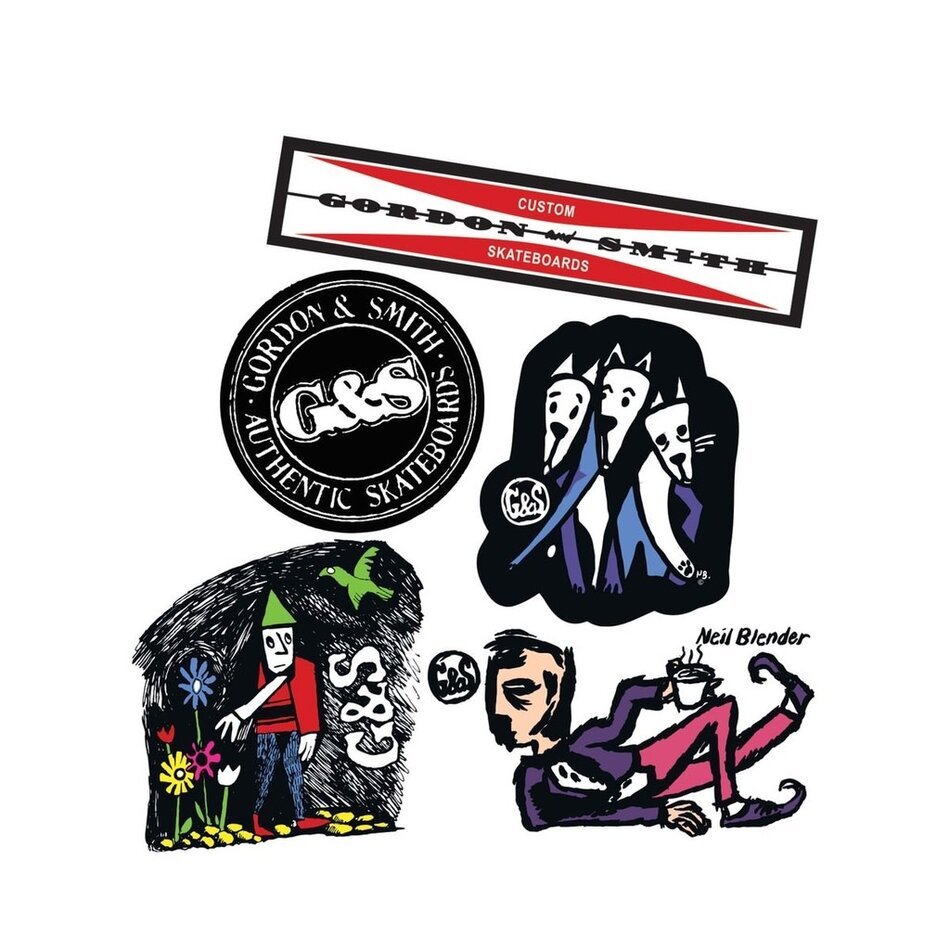 G&S Sticker Pack Stickers 5-Pack