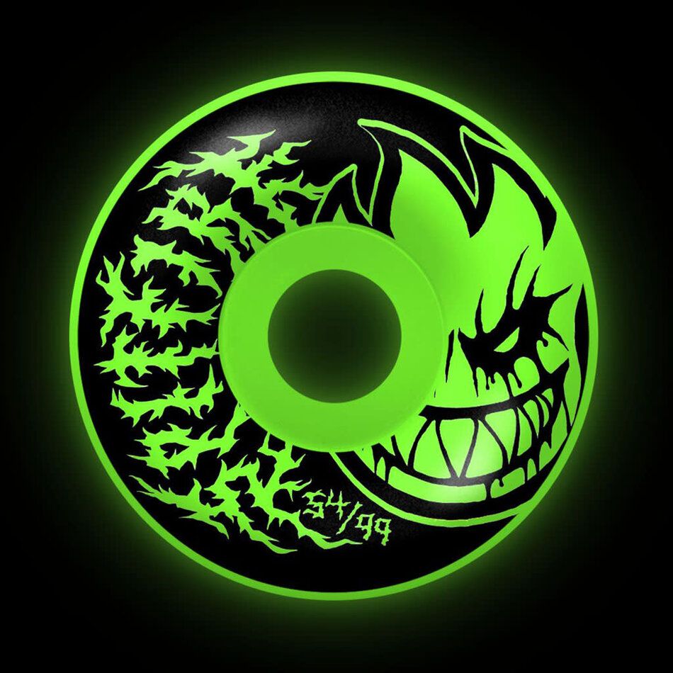 Spitfire Bighead Deathmask II Radial Full Formula Four 99A Wheels GITD
