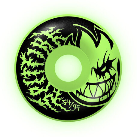 Spitfire Bighead Deathmask II Radial Full Formula Four 99A Wheels GITD