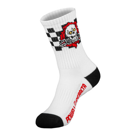 Powell Peralta Ripper Checker Crew Socks Red/Black/White