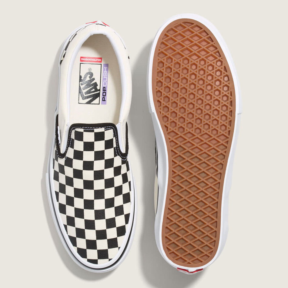 Vans Skate Slip-On (Checkerboard) Black/Off White