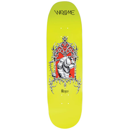 Welcome Ryan Reyes Flail Shaped Deck Highlighter Lime/Red