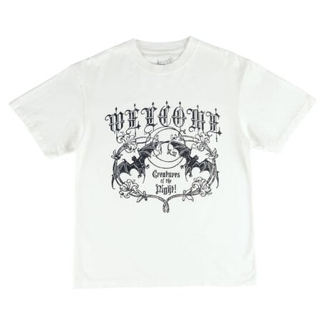 Welcome Night Creature T-Shirt White