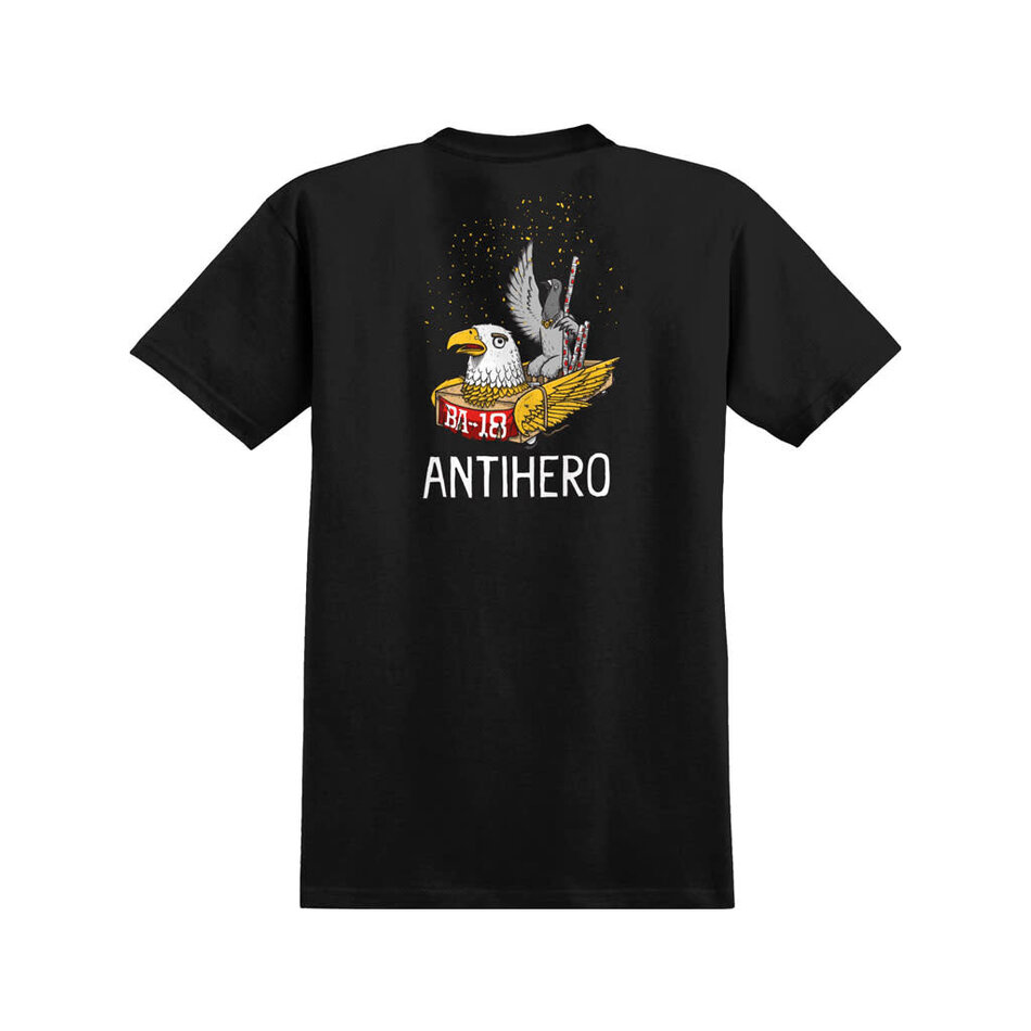 Anti Hero BA First Ringspun T-Shirt Black