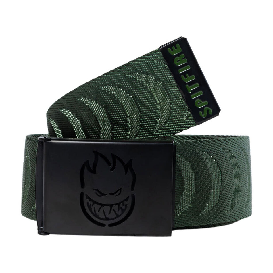 Spitfire Bighead Cutout Web Belt Olive/Black