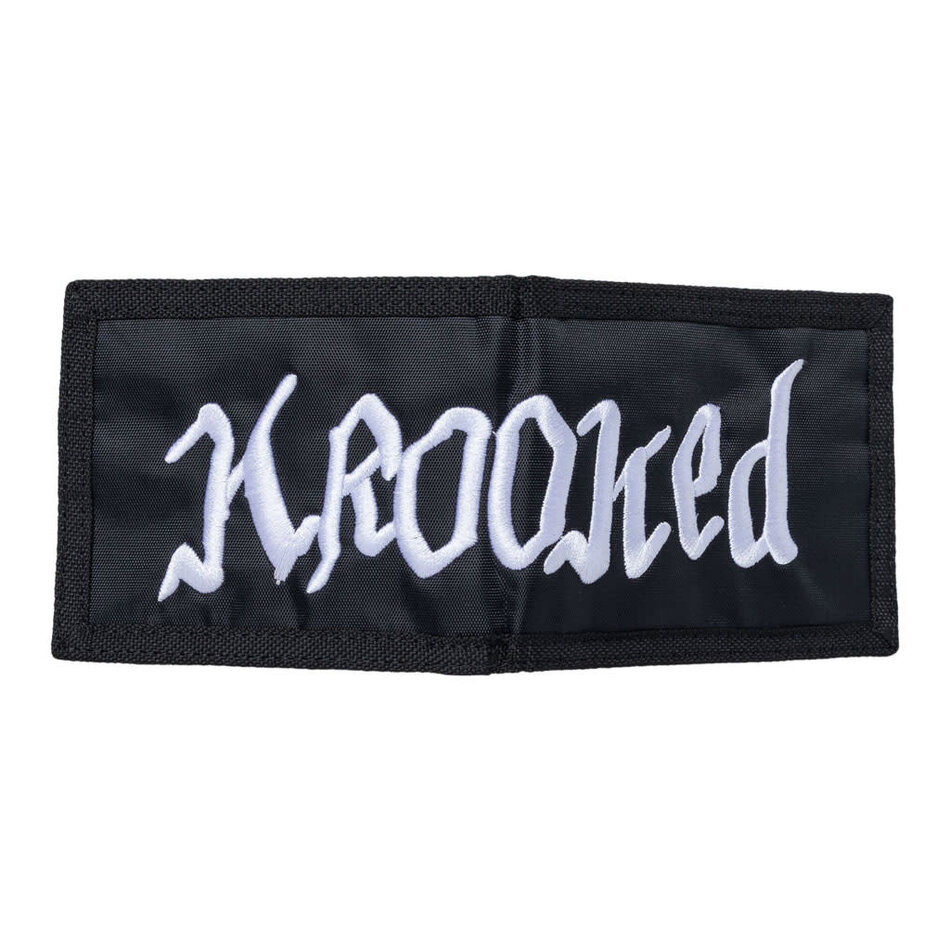 Krooked Double OK Bifold Wallet Black