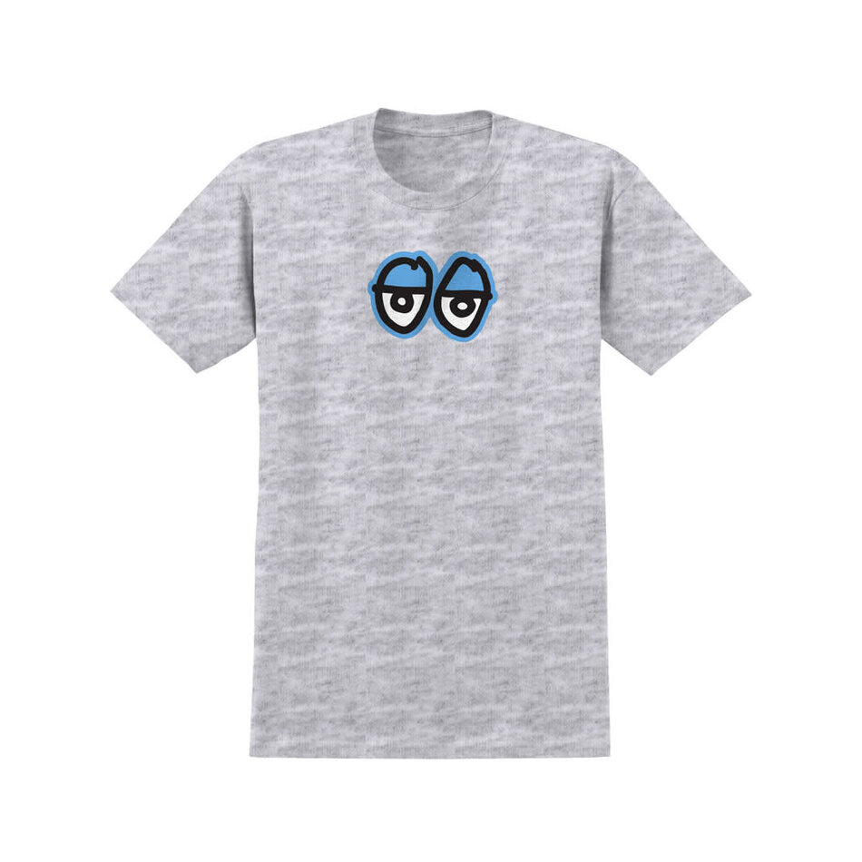 Krooked Large Eyes Ringspun T-Shirt Ash Grey