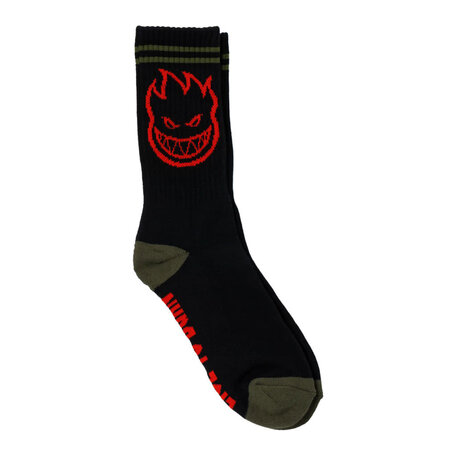 Spitfire Bighead Socks Black/Olive/Red