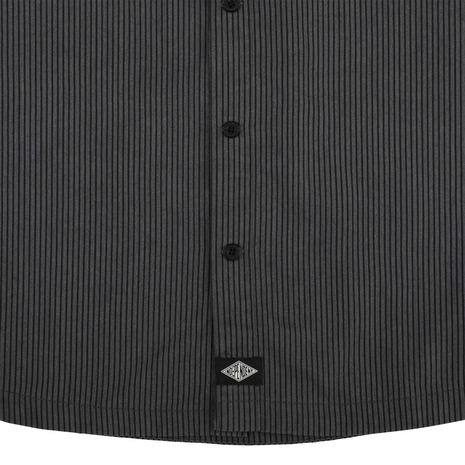 IIndependent Free On The Streets S/S Stripes Button Up