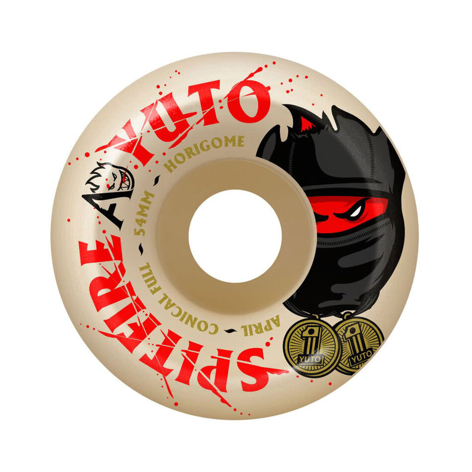 Spitfire Yuto Horigome x April Formula Four Conical Full 99A Wheels
