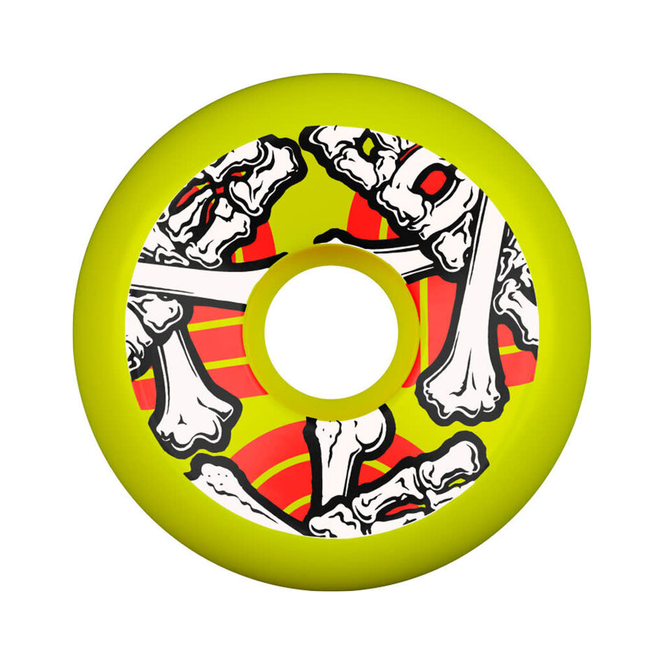 Powell Peralta Cross Bones 97A Wheels Yellow