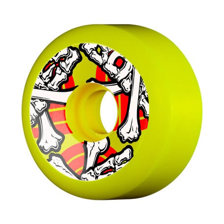 Powell Peralta Cross Bones 97A Wheels Yellow