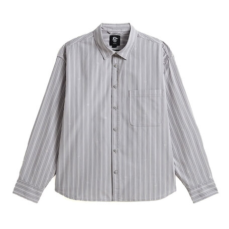 Vans x Rowan Stripe L/S Woven Button Up Shirt Light Grey
