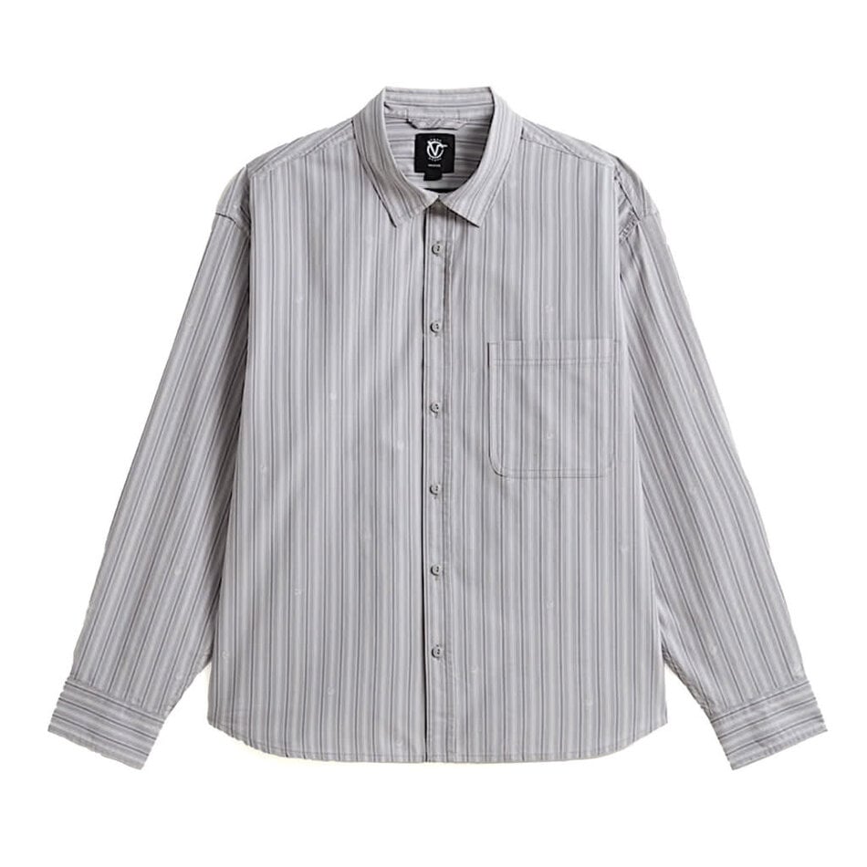 Vans x Rowan Stripe L/S Woven Button Up Shirt Light Grey