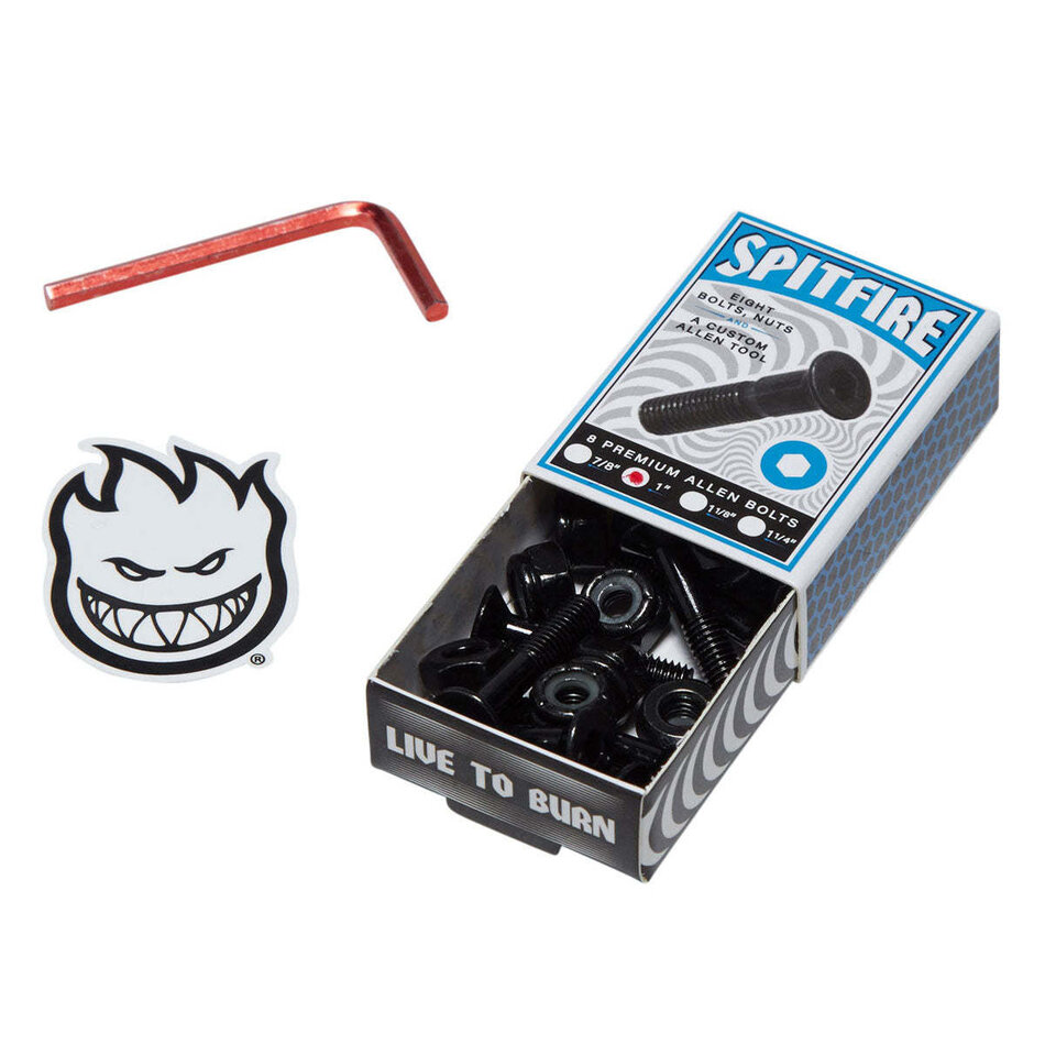 Spitfire Hardware Allen 1" Black