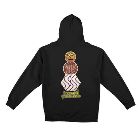 Krooked x Quartersnacks Snackman Hoodie Black