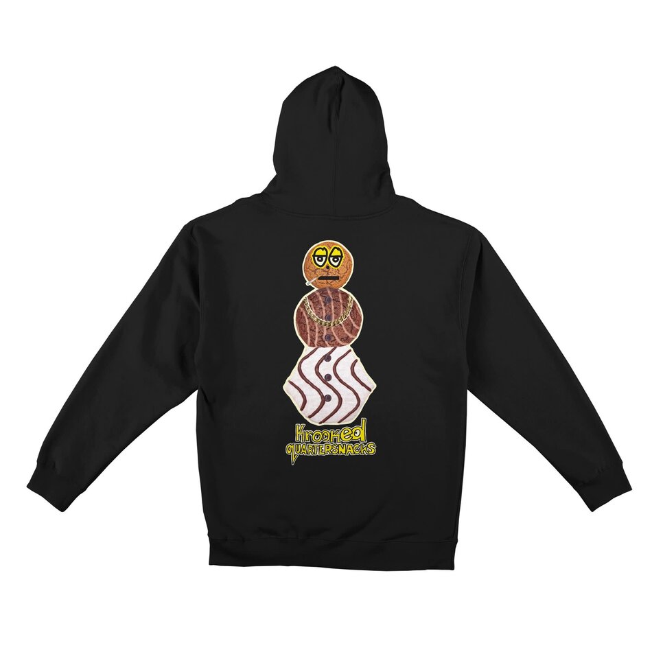 Krooked x Quartersnacks Snackman Hoodie Black